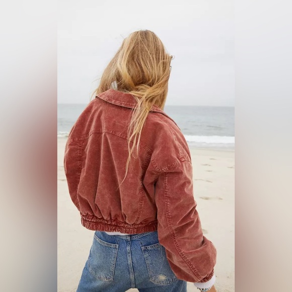 Free People Bomber Jacket NWOT - Picture 2 of 15